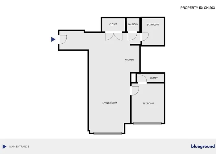 Apartamento W Loop 1br W Pool Gym Nr Fulton Mkt Chi-293